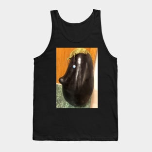 Eggplant Face Tank Top